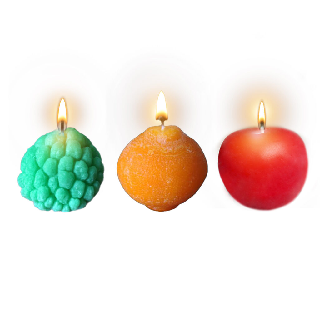 3 Fruit Candle Set EON ORGANICS